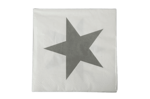 Serviette mit Stern