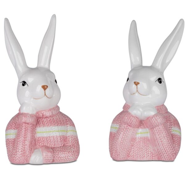 Hase Büste mit rosa Pullover in 2 Grössen