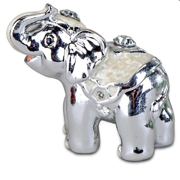 Elefant Pearl-Silber aus Kunststein