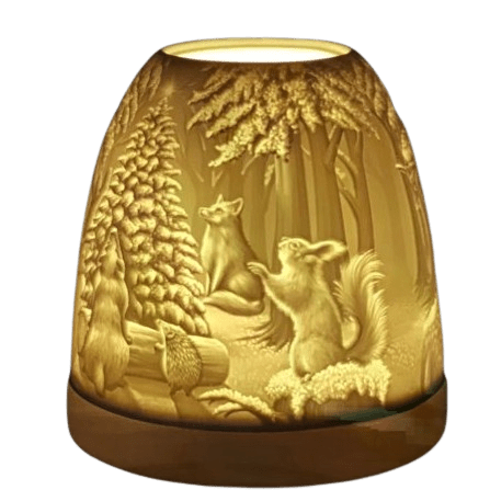 Windlicht Mini-Iglu aus Porzellan "Waldtiere" Windlicht Mini-Iglu aus Porzellan "Waldtiere"