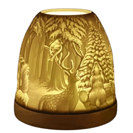 Windlicht Mini-Iglu aus Porzellan "Waldtiere" Windlicht Mini-Iglu aus Porzellan "Waldtiere"