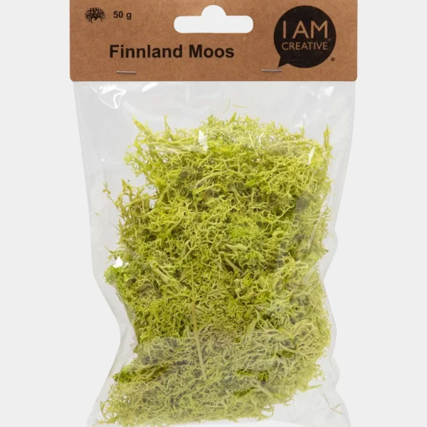 Finnland Moos 50 g Farbe hellgrün