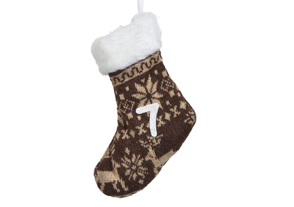 Adventskalender Stoffsocken