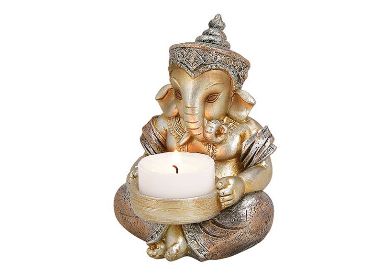 Ganesha Kerzenhalter für Teelicht