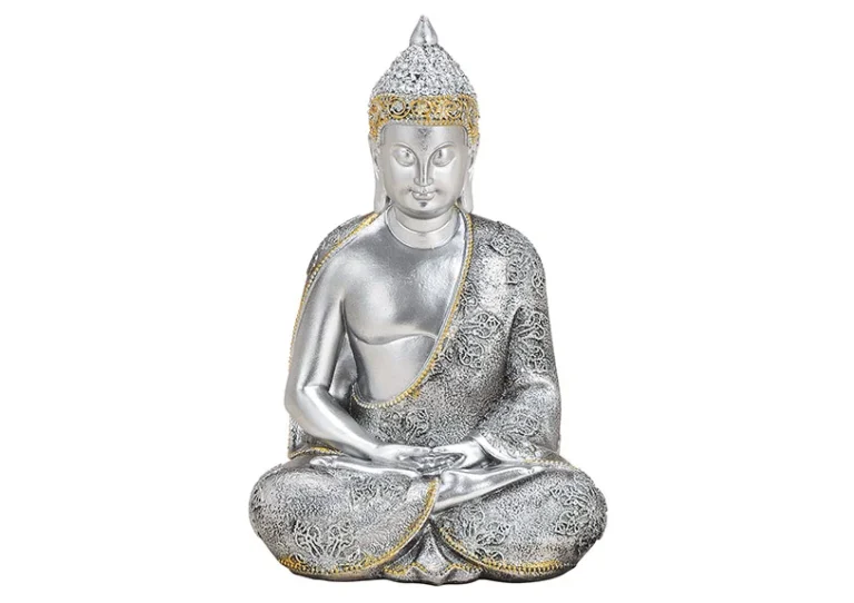 Buddha silber