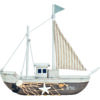 Segelboot aus Holz Segelboot aus Holz