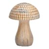 Pilz Aufsteller aus Mangoholz mit Metallhut 16 cm Pilz Aufsteller aus Mangoholz mit Metallhut 16 cm