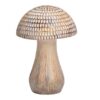 Pilz Aufsteller aus Mangoholz mit Metallhut 16 cm Pilz Aufsteller aus Mangoholz mit Metallhut 16 cm
