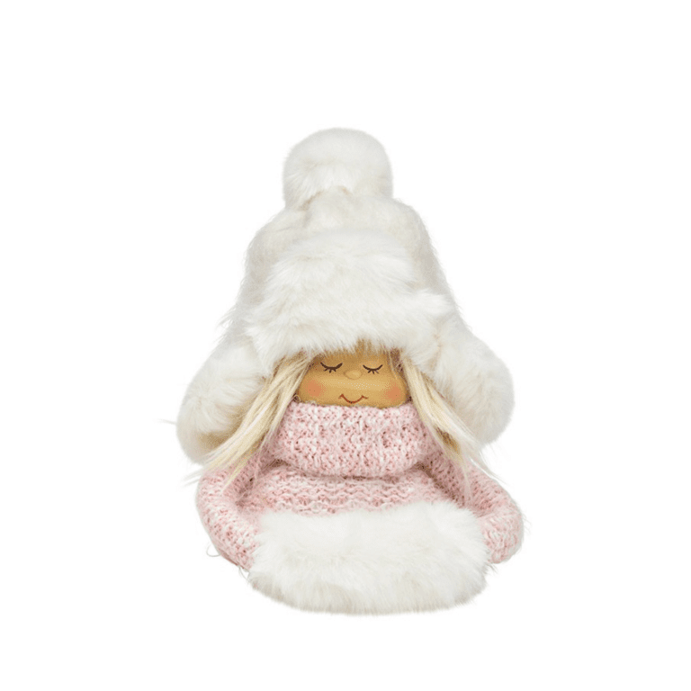 Winterkind mit Ohrwärmer 20 cm