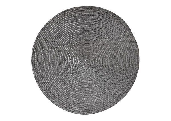 Tischset mit edlem Schimmer in schwarz