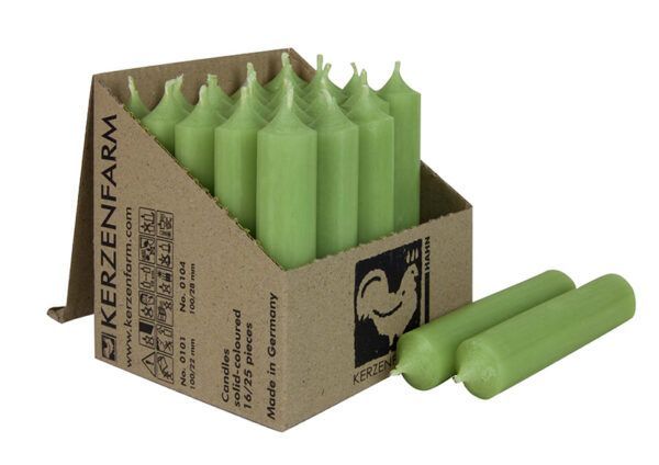 Stabkerzen in 11 schönen Farben 10 cm