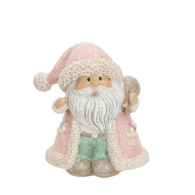Weihnachtsmann Candy mit Tannenbaum im Arm 11 cm