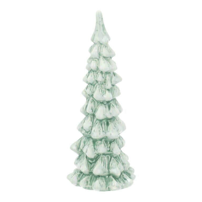 Tannenbaum aus Porzellan in zartem Grün 30 cm Tannenbaum aus Porzellan in zartem Grün 30 cm
