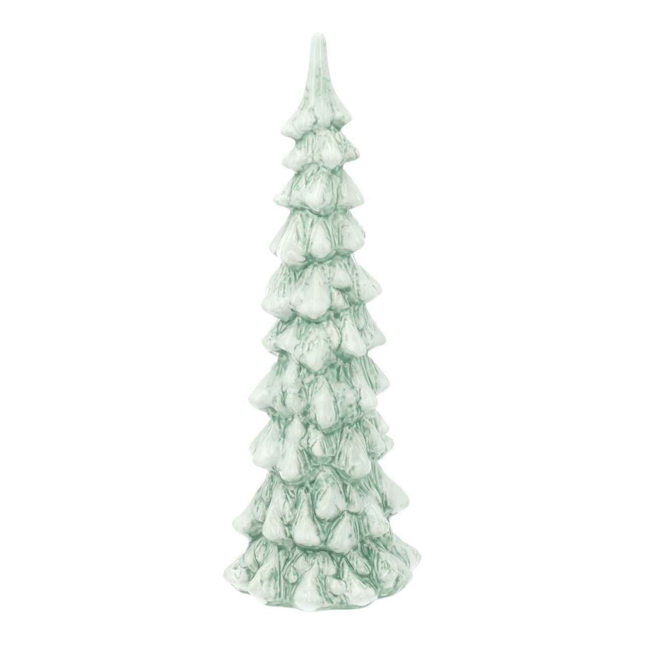 Tannenbaum aus Porzellan in zartem Grün 30 cm Tannenbaum aus Porzellan in zartem Grün 30 cm
