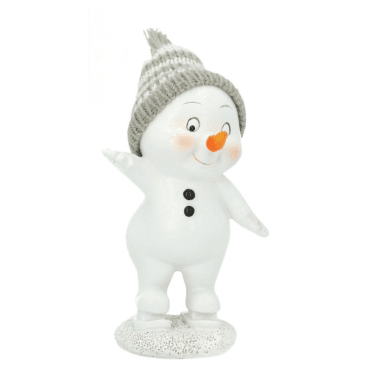 Kleiner Schneemann auf Skiern 11 cm