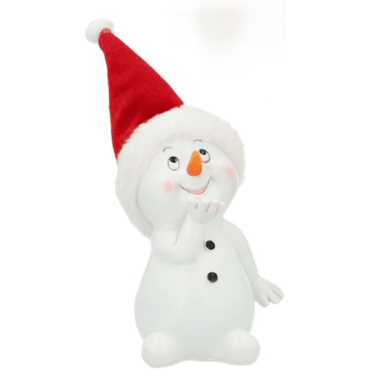 Kleiner Schneemann "Hier bin ich" 11 cm Kleiner Schneemann "Hier bin ich" 11 cm