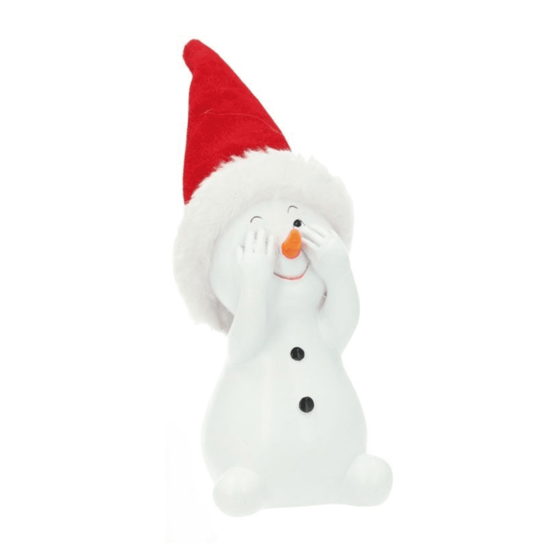 Kleiner Schneemann "Hier bin ich" 11 cm Kleiner Schneemann "Hier bin ich" 11 cm