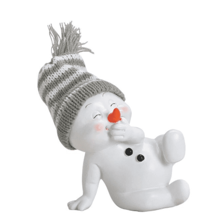 Kleiner Schneemann grinsend 11 cm