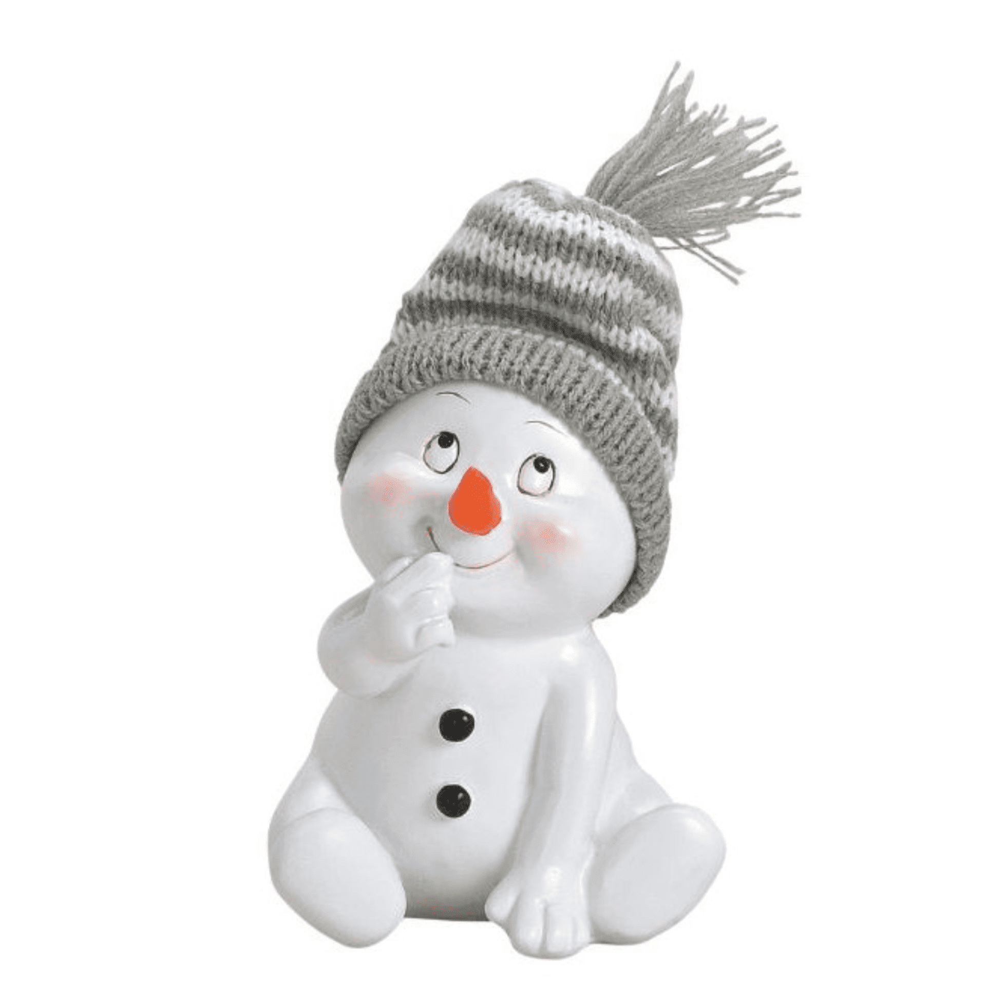 Kleiner Schneemann grinsend 11 cm Kleiner Schneemann grinsend 11 cm