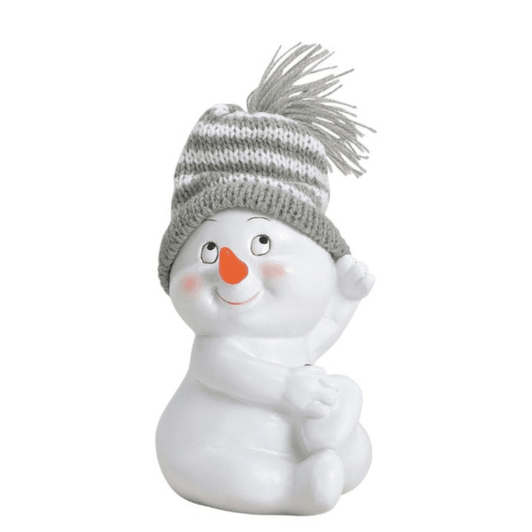 Kleiner Schneemann grinsend 11 cm