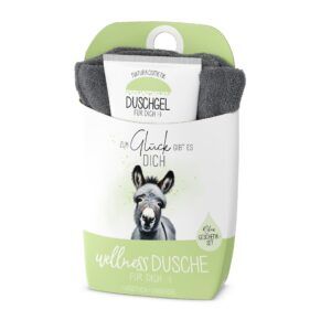 Geschenkset Wellnessdusche "Zum Glück gibt es Dich" Naturkosmetik