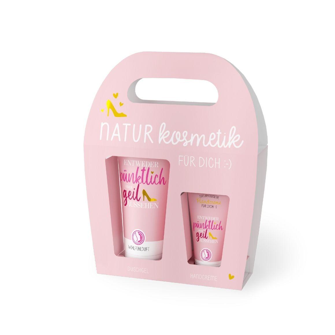 Handcreme 30 ml "Entweder pünktlich oder geil aussehen" Bio-Kosmetik Handcreme 30 ml "Entweder pünktlich oder geil aussehen" Bio-Kosmetik