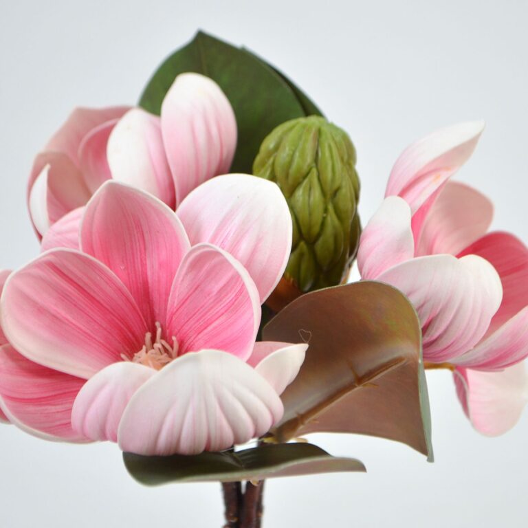 Magnolien-Bündel in pink 27 cm