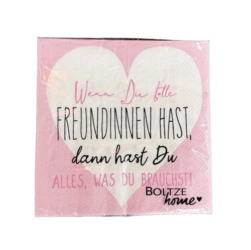 Serviette "Beste Freundin"