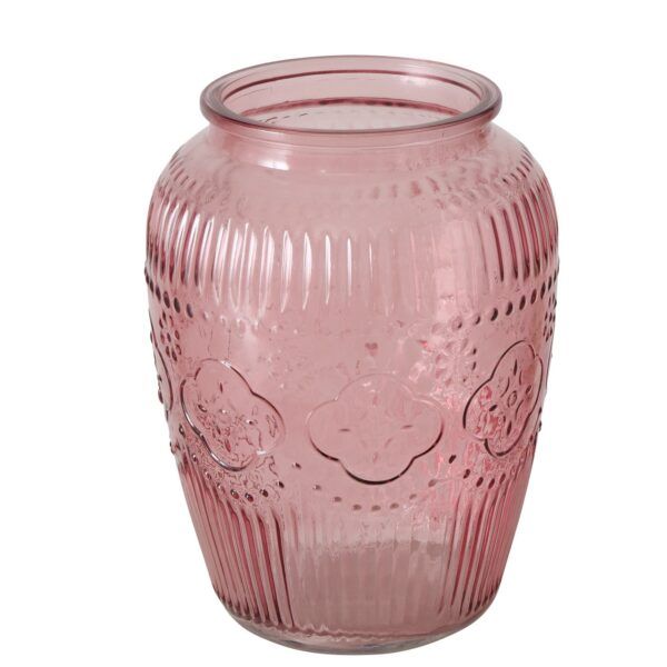 Vase Marine in hellrosa 20 cm