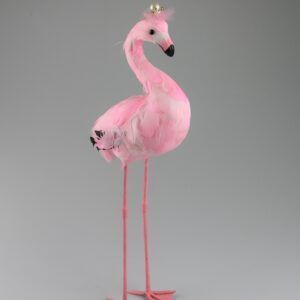 Flamingo mit Federn in Pink Flamingo mit Federn in Pink