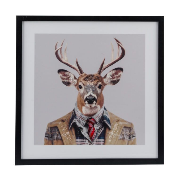 Bild mit Eselmotiv hinter Plexiglas mit funkelnden Highlights Bild mit Eselmotiv hinter Plexiglas mit funkelnden Highlights