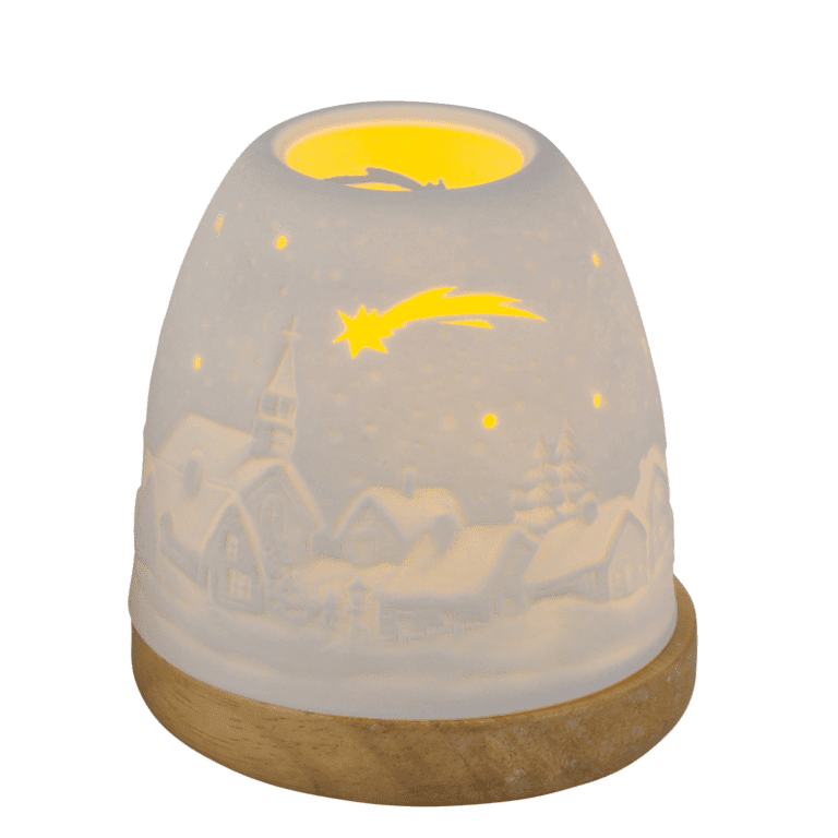 Windlicht Mini-Iglu aus Porzellan "Dorf"