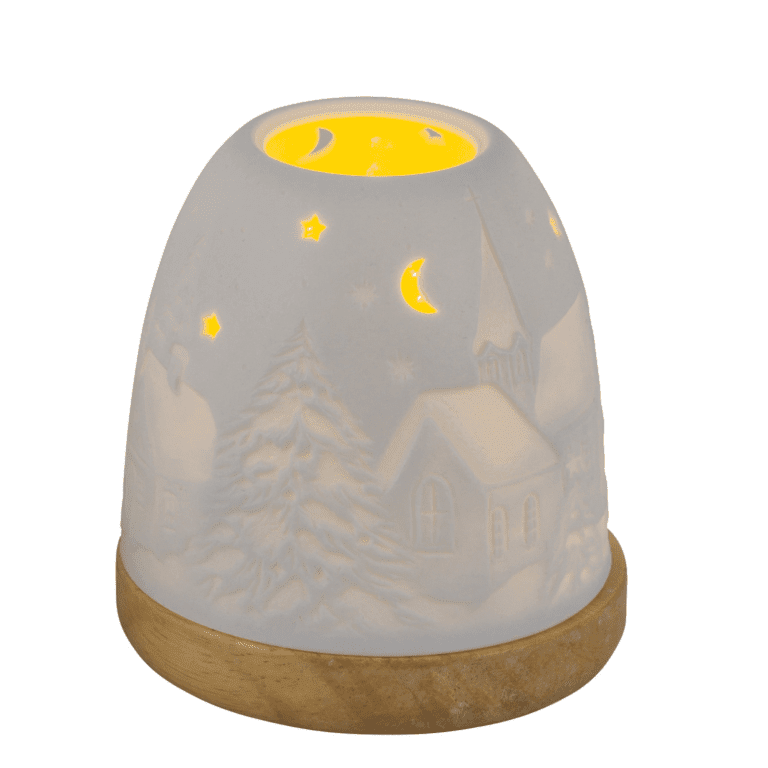 Windlicht Mini-Iglu aus Porzellan "Dorf"