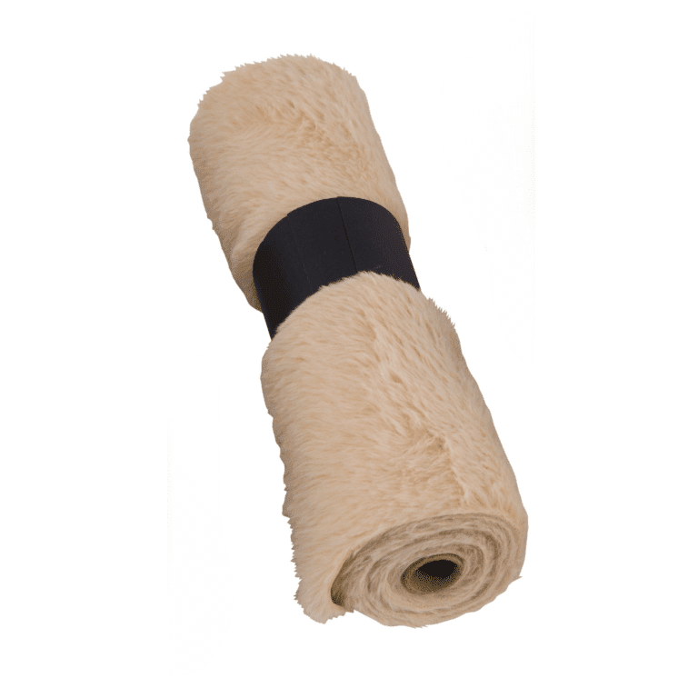 Tischläufer / Deko-Plüschrolle 250 cm in Beige
