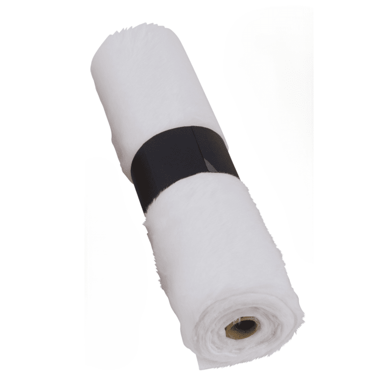 Tischläufer / Deko-Plüschrolle 250 cm in Beige