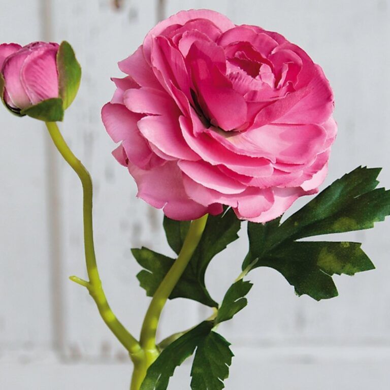 Ranunkel Kunstblume in Pink 32 cm
