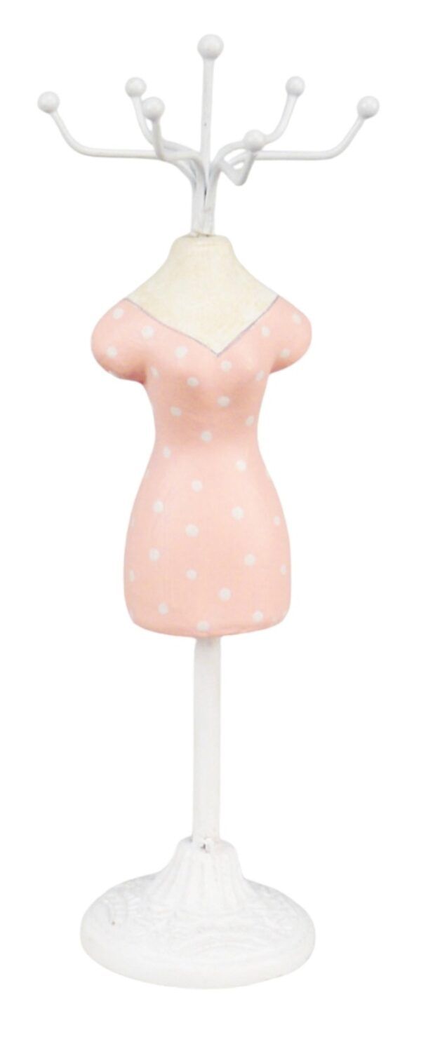 Schmuckbüste klein im Shabby Look rosa