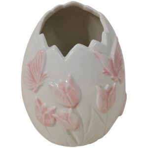 Vase aus Porzellan in Weiss-Rosa 9.6 cm