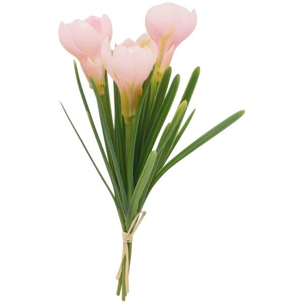 Krokus Kunstblume in Rosa 31 cm