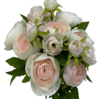 Ranunkel Strauss in Rosa 23 cm