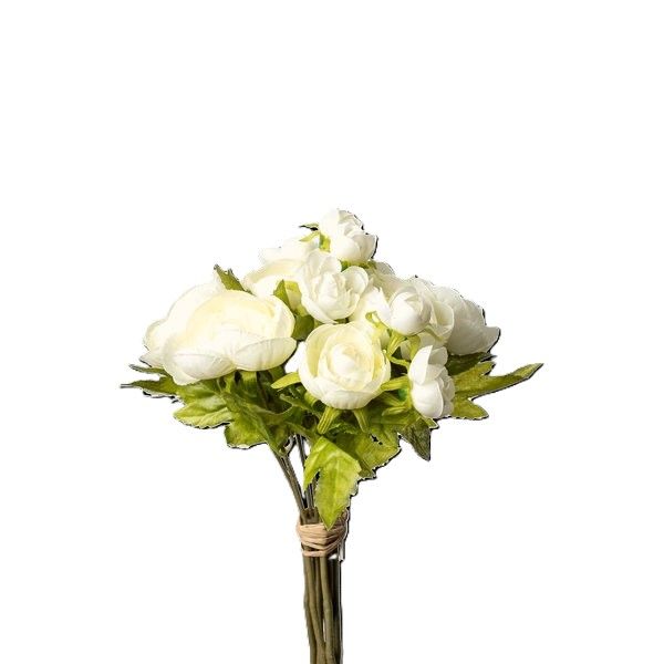 Ranunkel Strauss in Weiss 23 cm