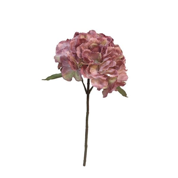 Hortensie Blume Altrosa 40 cm