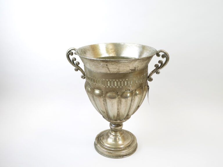 Vase Pokal aus Blech 34.5 cm