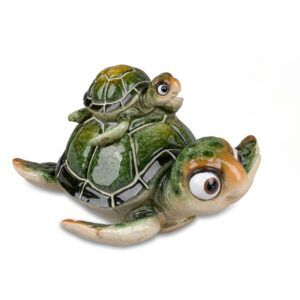 Schildkröte "Harry" am Schwimmen in Blau Schildkröte "Harry" am Schwimmen in Blau