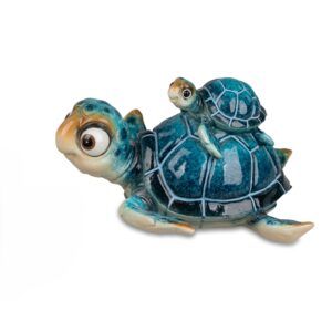 Schildkröte "Harry" am Schwimmen in Blau Schildkröte "Harry" am Schwimmen in Blau