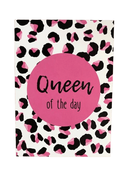 Postkarte mit Spruch A6: Queen of de day