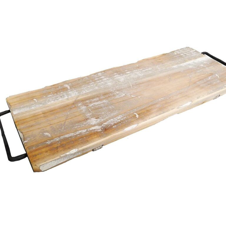 Tablett aus Naturholz ohne Rand 70 cm