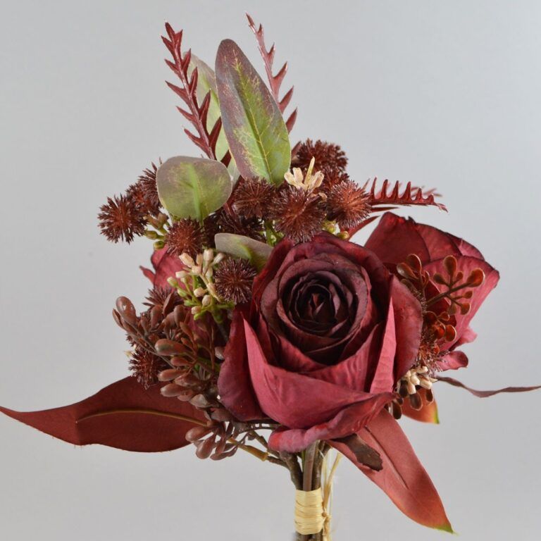 Rosen-Mix-Bündel in burgund