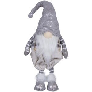 Wichtel mit Latzhose "Floh" stehend 56 cm