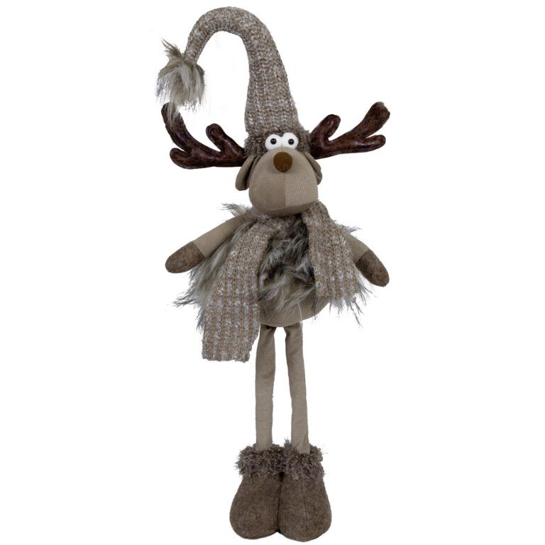 Wichtel "Sternli" in Beige aus Textil 88 cm